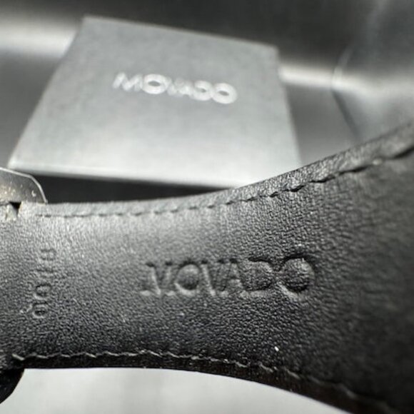 Movado Black Series 800 GMT World-Time 24 Hr Steel Watch Model 2600118 - Picture 13 of 13